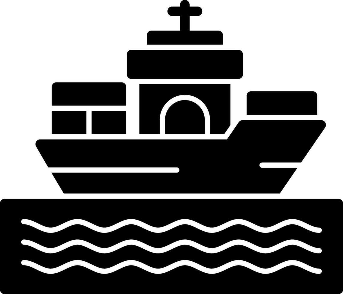 schip vector icoon ontwerp