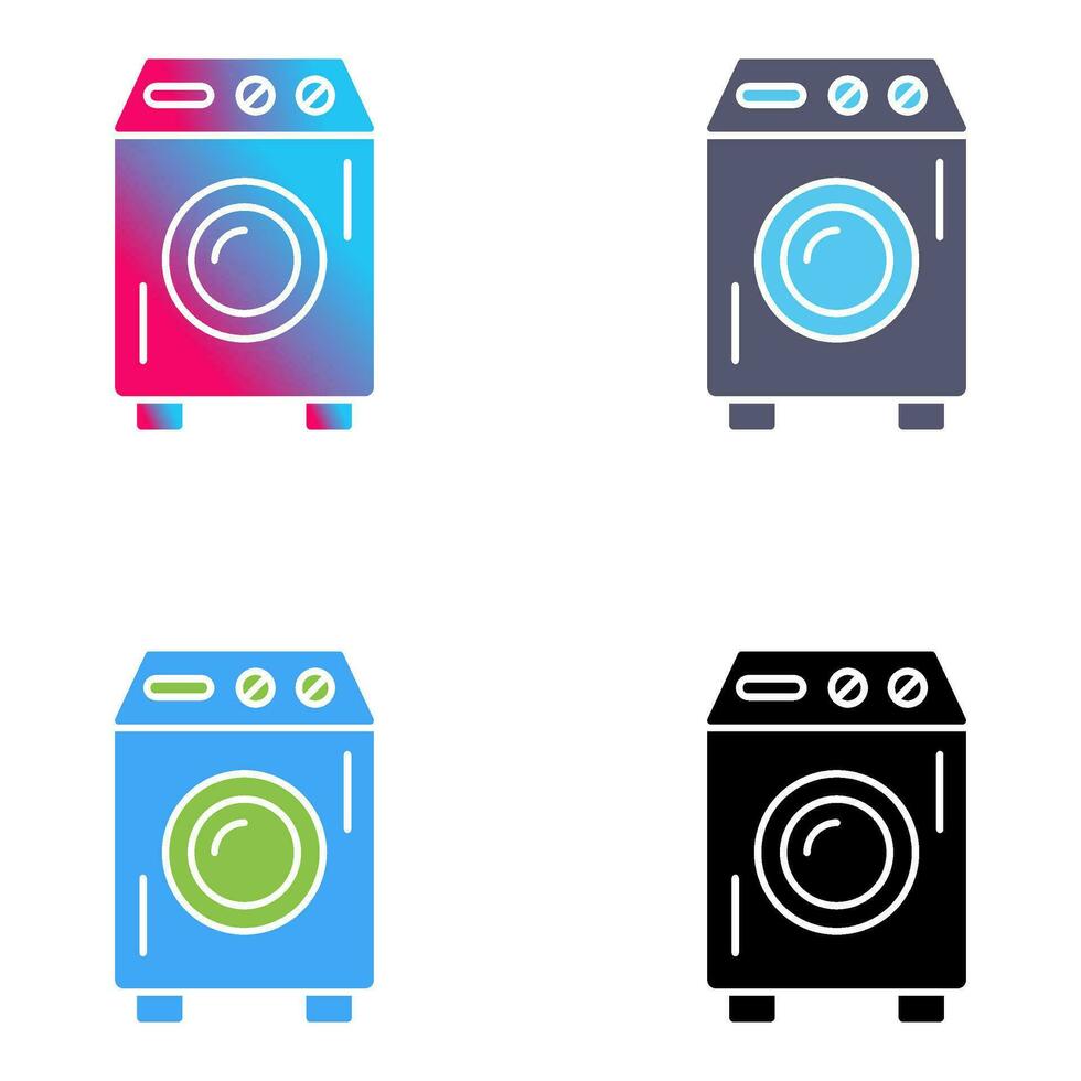 wasmachine vector pictogram