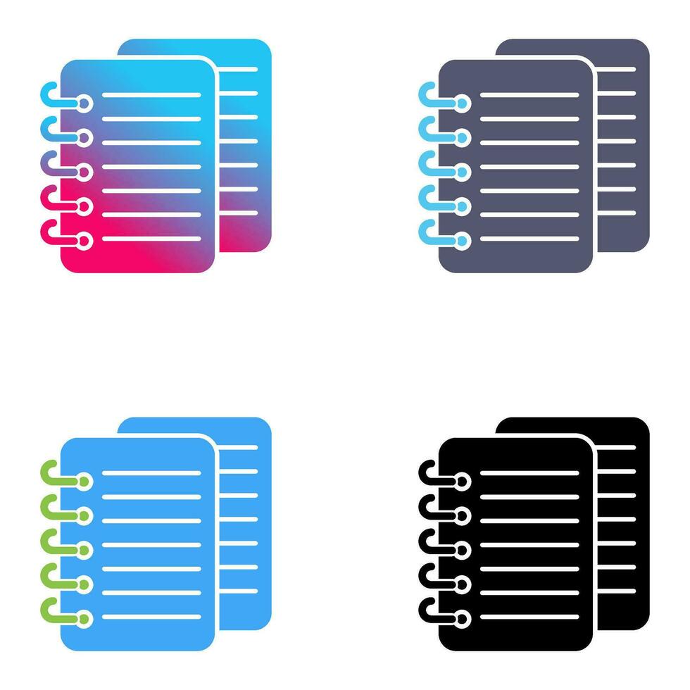 notities vector pictogram