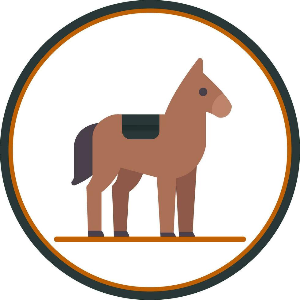 paard vector icoon ontwerp