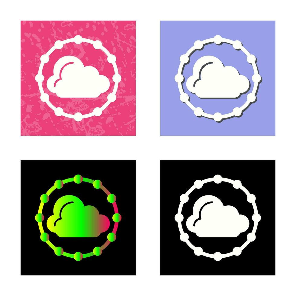 wolk vector pictogram