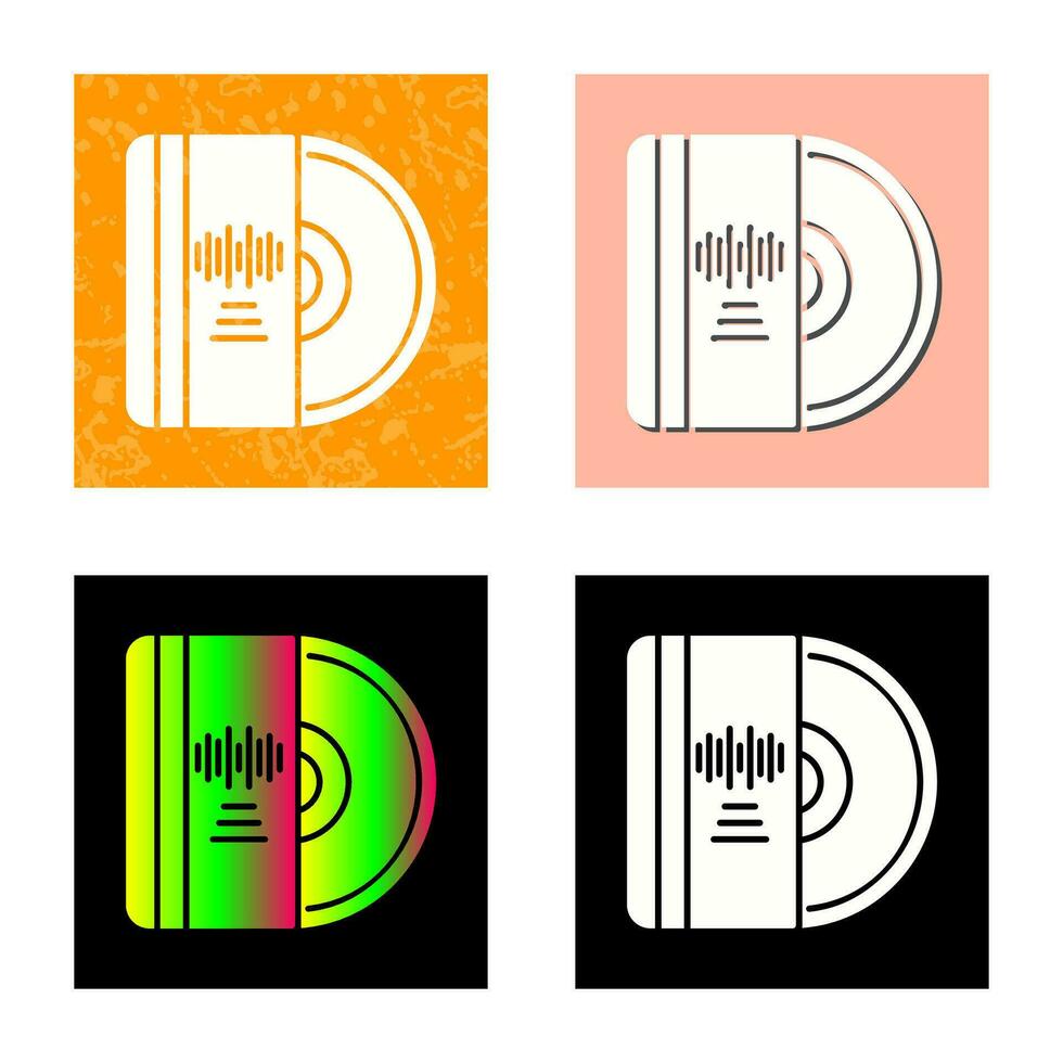 vinyl vector icoon