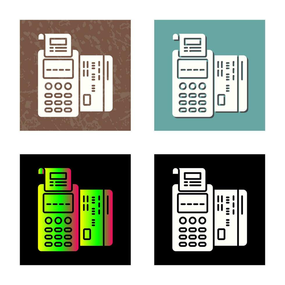 pos terminal vector icoon