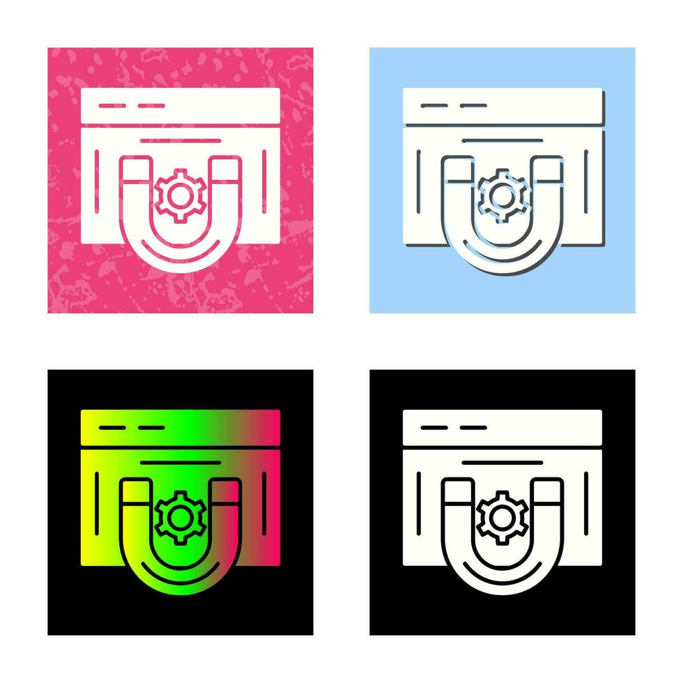 magneet vector pictogram