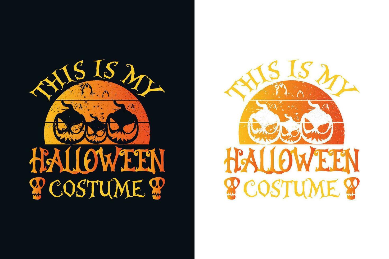 halloween typografie t-shirt ontwerp sjabloon. halloween ontwerp vector illustratie.