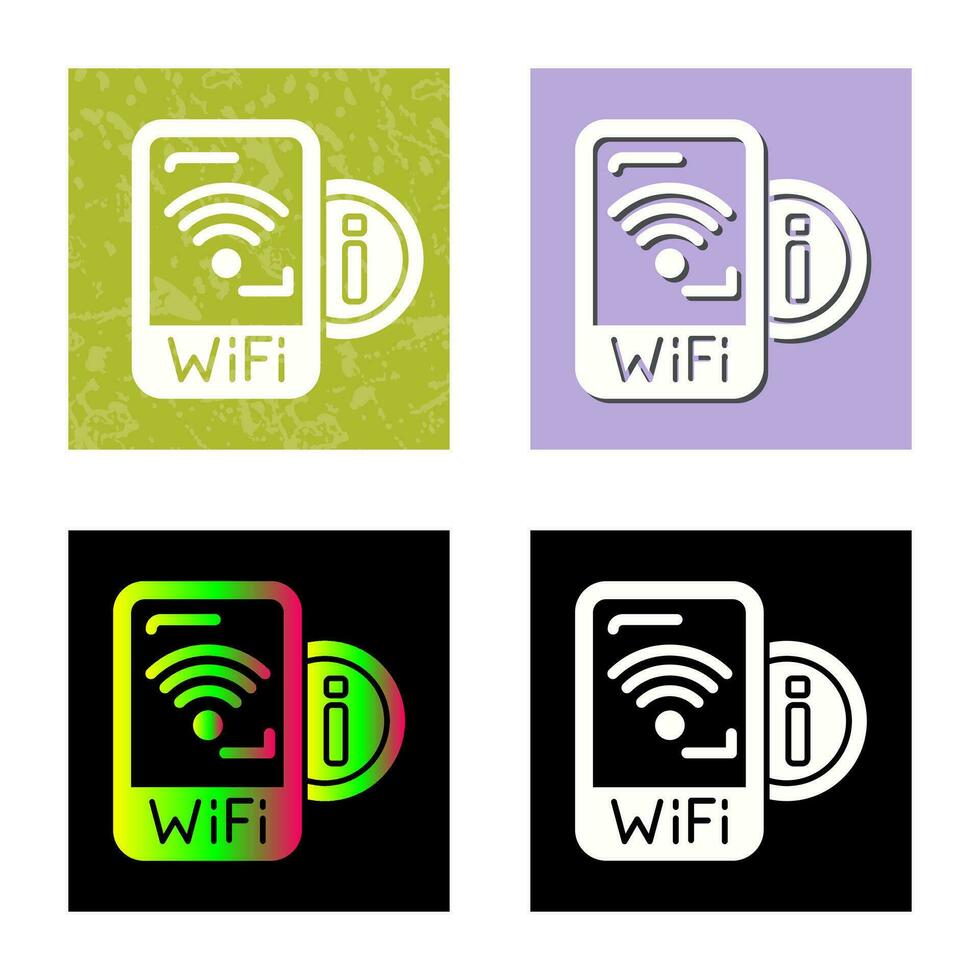 Wifi signaal vector icoon