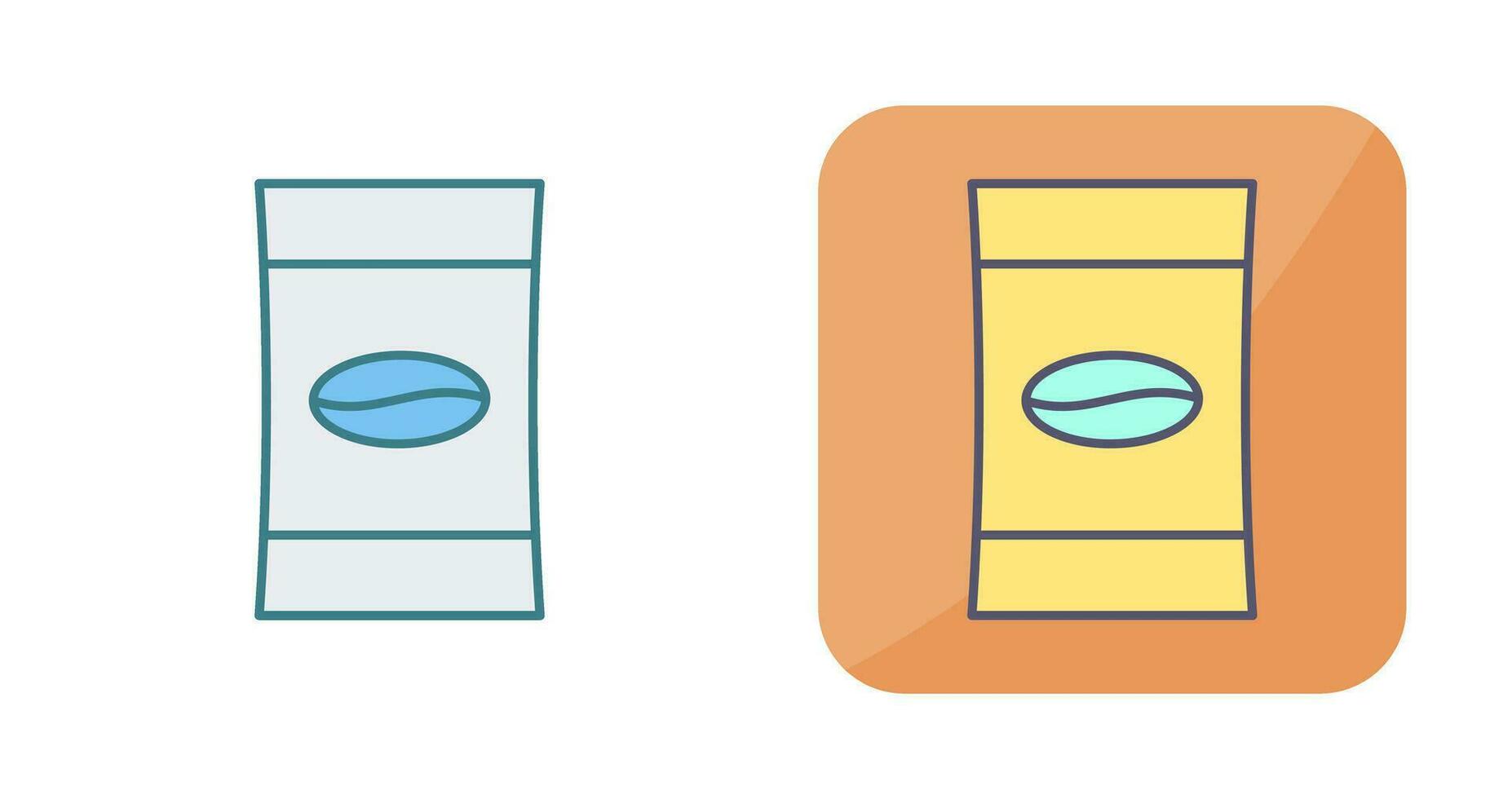 koffie pakketten vector icoon
