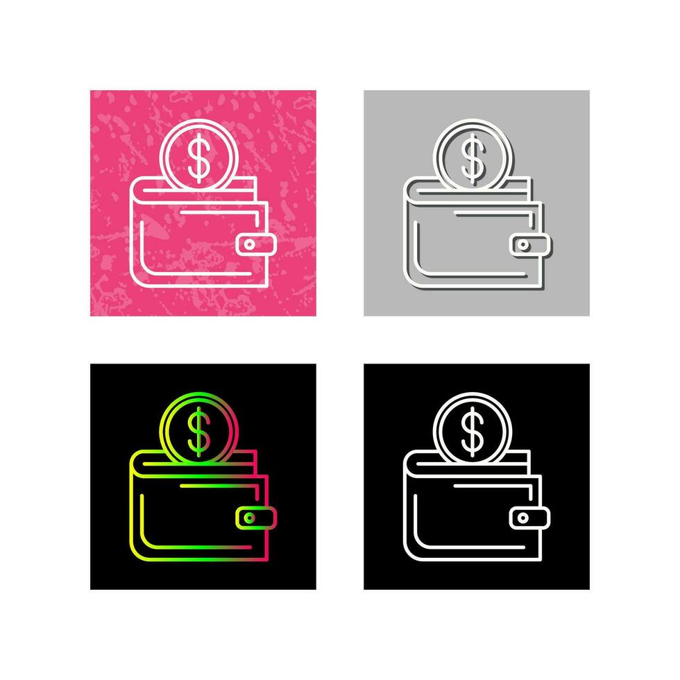 portemonnee vector pictogram