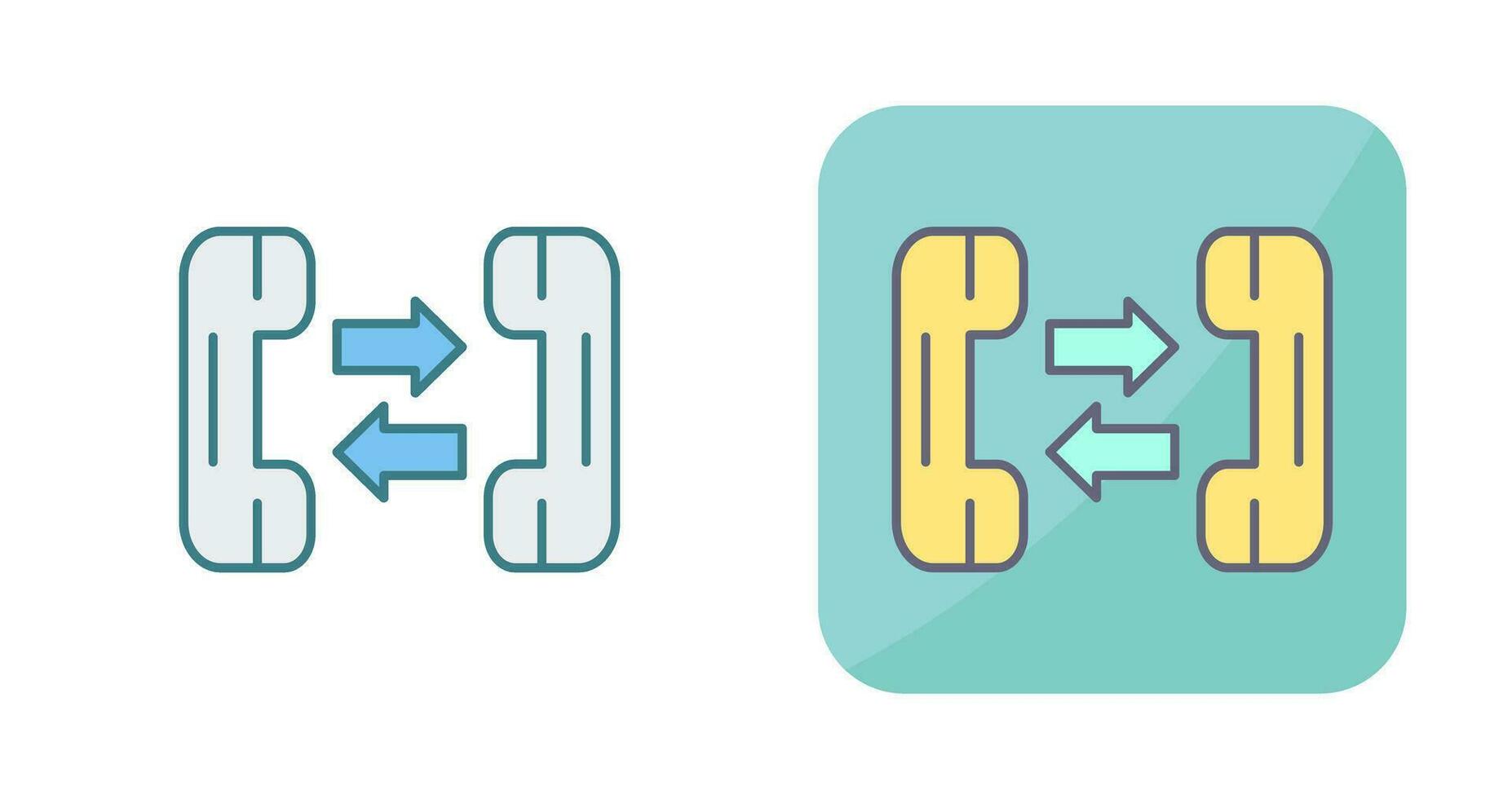 telefoongesprek vector pictogram