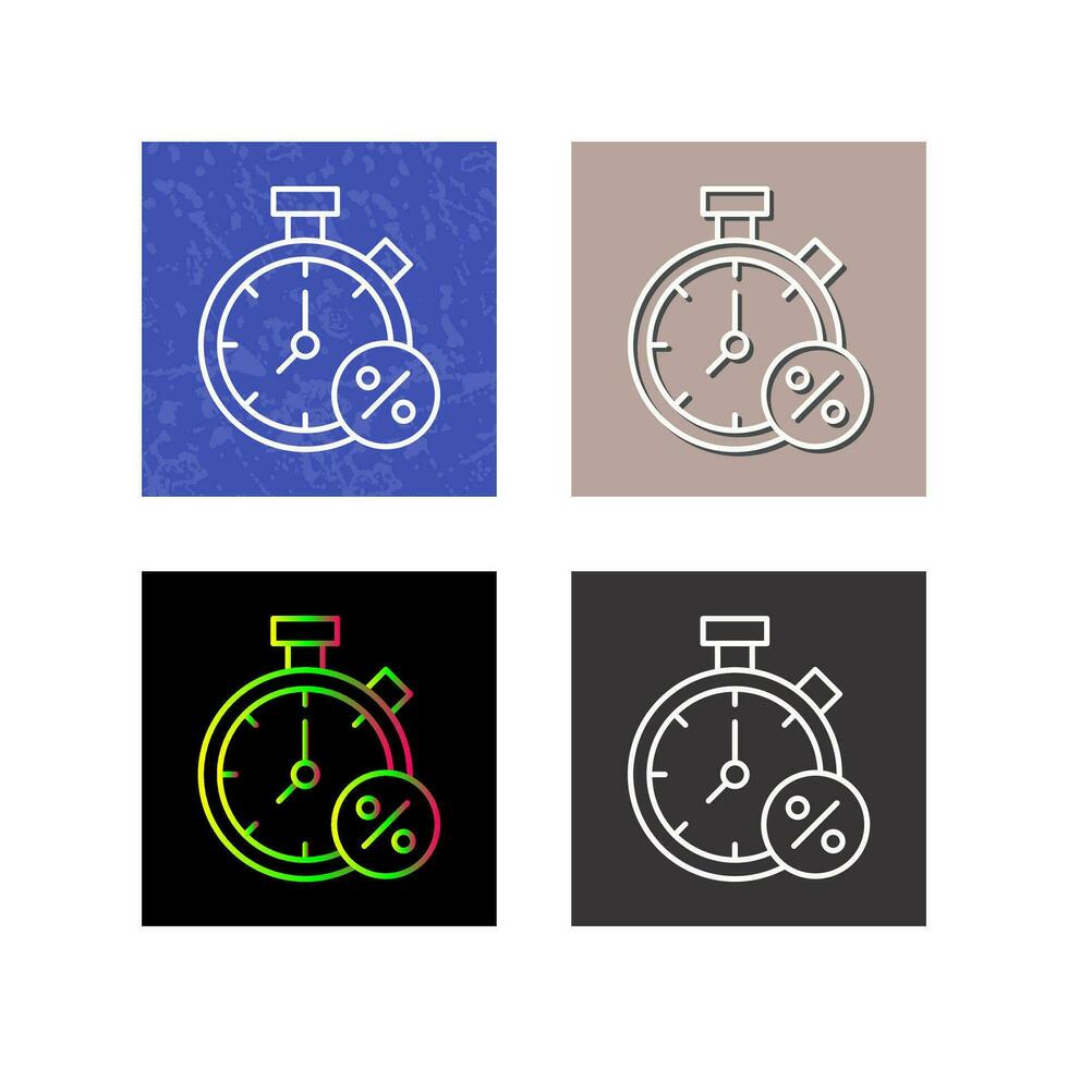 timer vector icoon