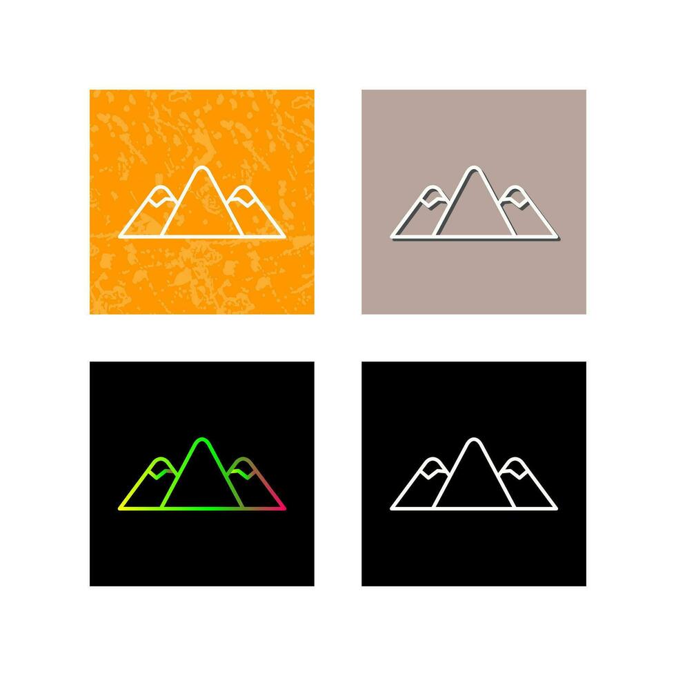 berg vector pictogram