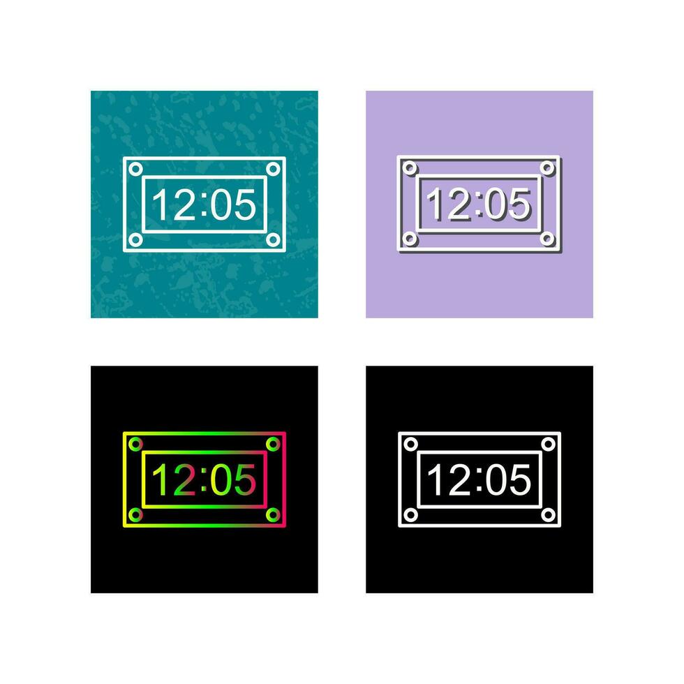 uniek timer vector icoon