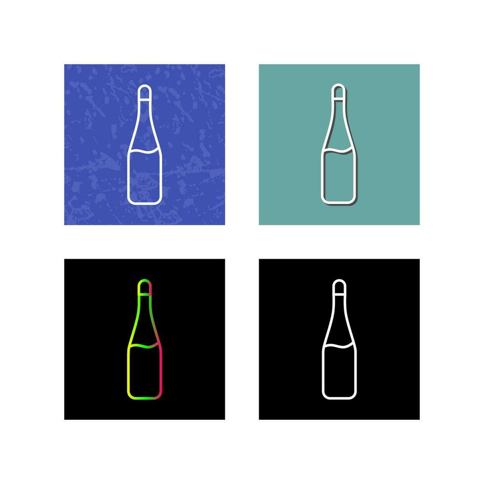 Champagne fles vector icoon