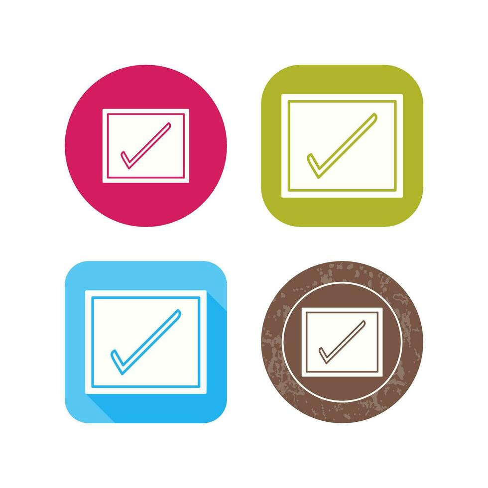 checkbox vector icoon