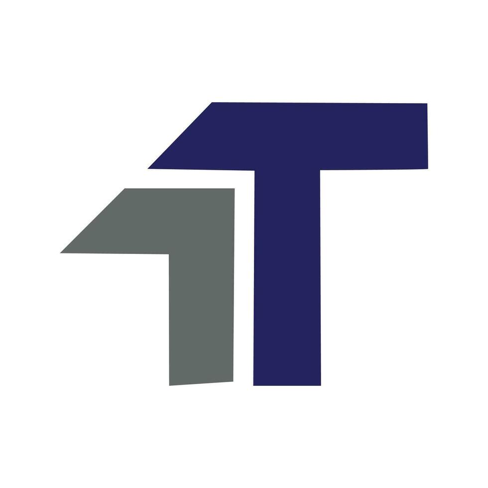 letter t logo vector