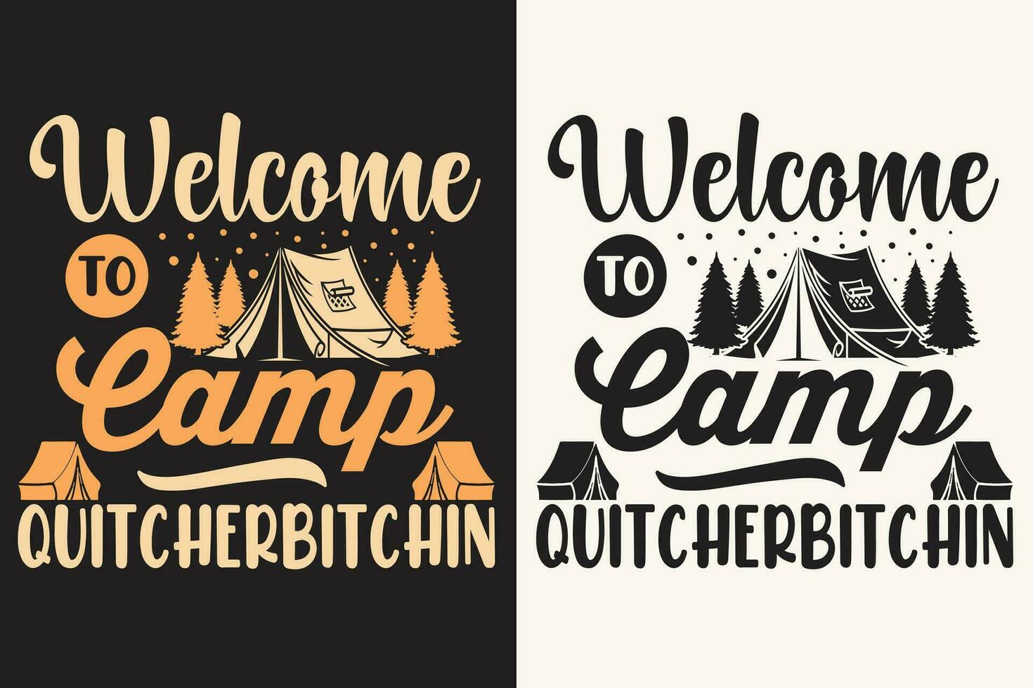 camping t overhemd ontwerp retro wijnoogst kleur afdrukken klaar bestanden vector