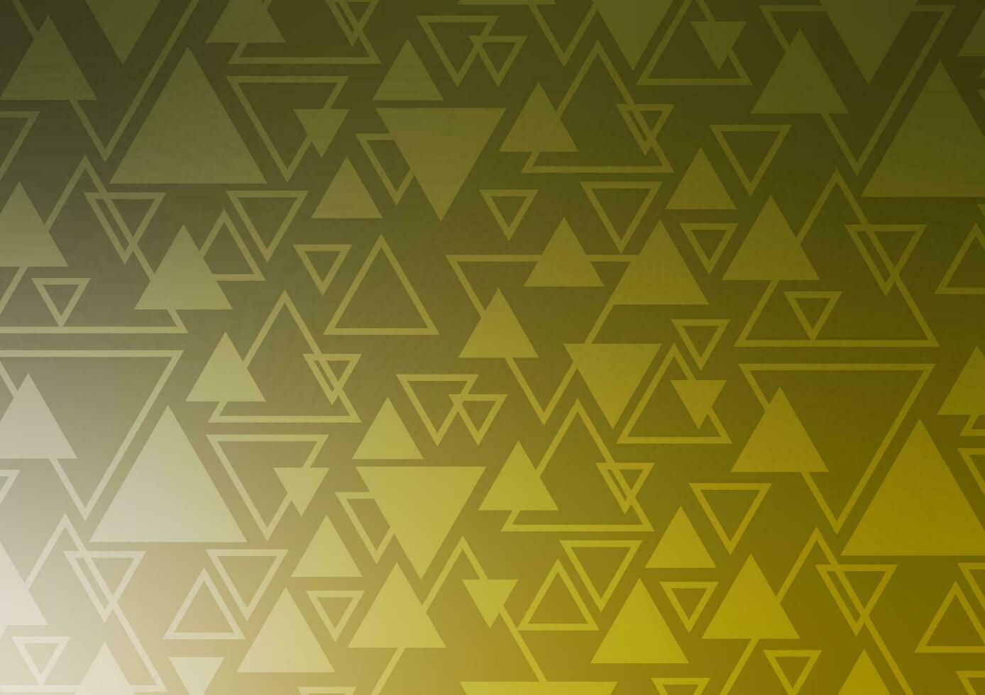driehoek geel patroon lijn Hoes presentatie decoratie achtergrond vector