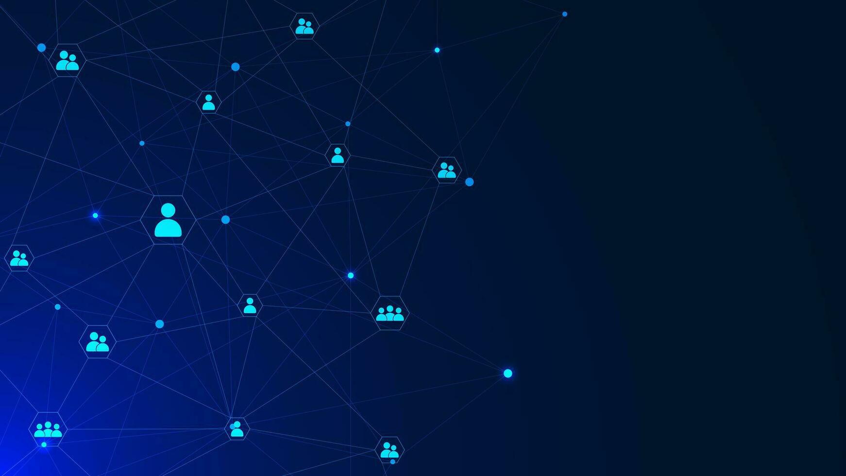 netwerk verbinding met verbinding mensen voor globaal communicatie technologie, sociaal netwerken en globaal bedrijf achtergrond. vector illustratie.