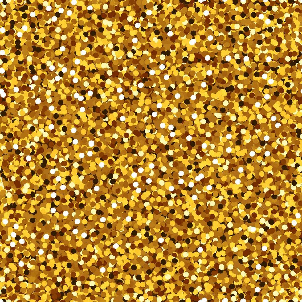 goud schitteren naadloos patroon, glimmend partij achtergrond met gouden flikkering textuur. vakantie vector abstract achtergrond. vector illustratie
