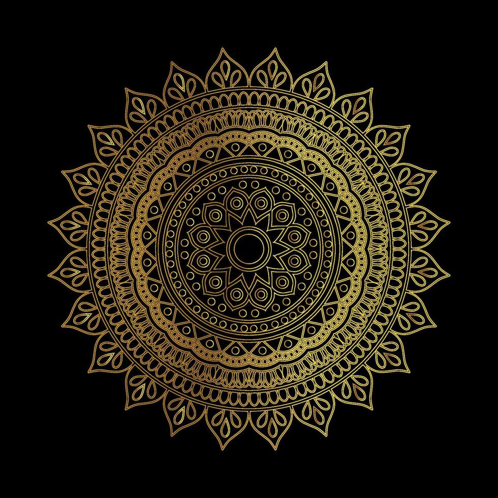 luxe mandala ontwerpsjabloon vector