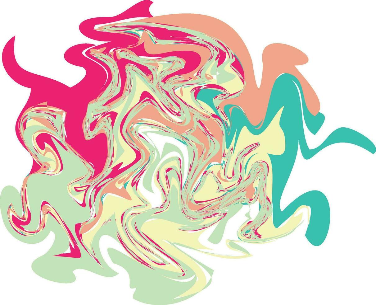 regenboog abstract vloeibaar maken element vector