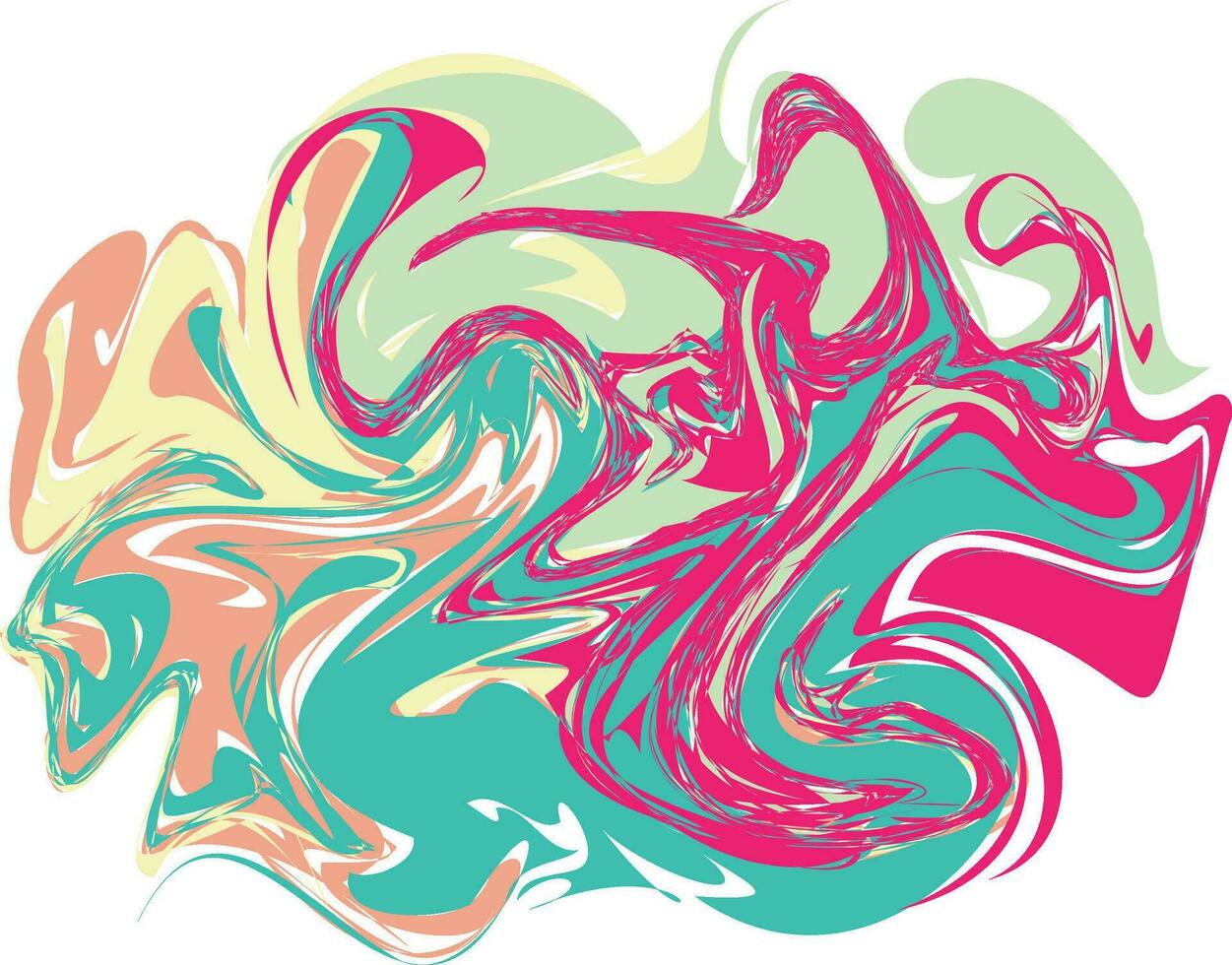 regenboog abstract vloeibaar maken element vector