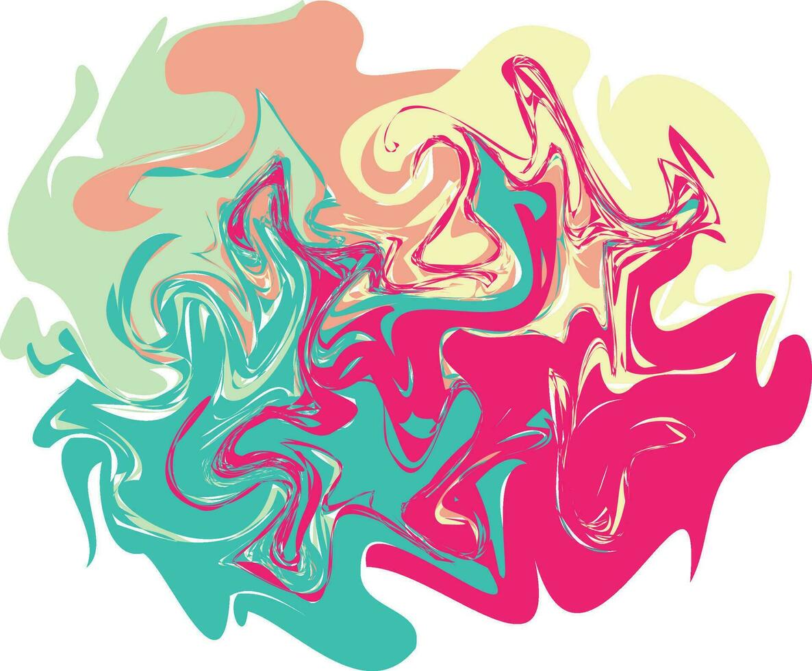 regenboog abstract vloeibaar maken element vector