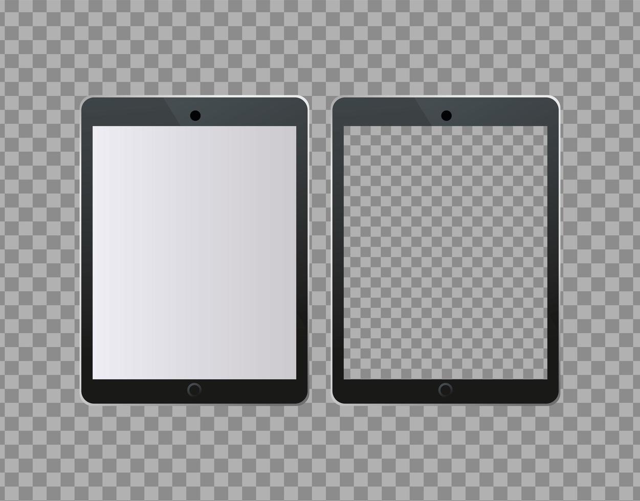 tablets digitale apparaten technologie pictogrammen vector