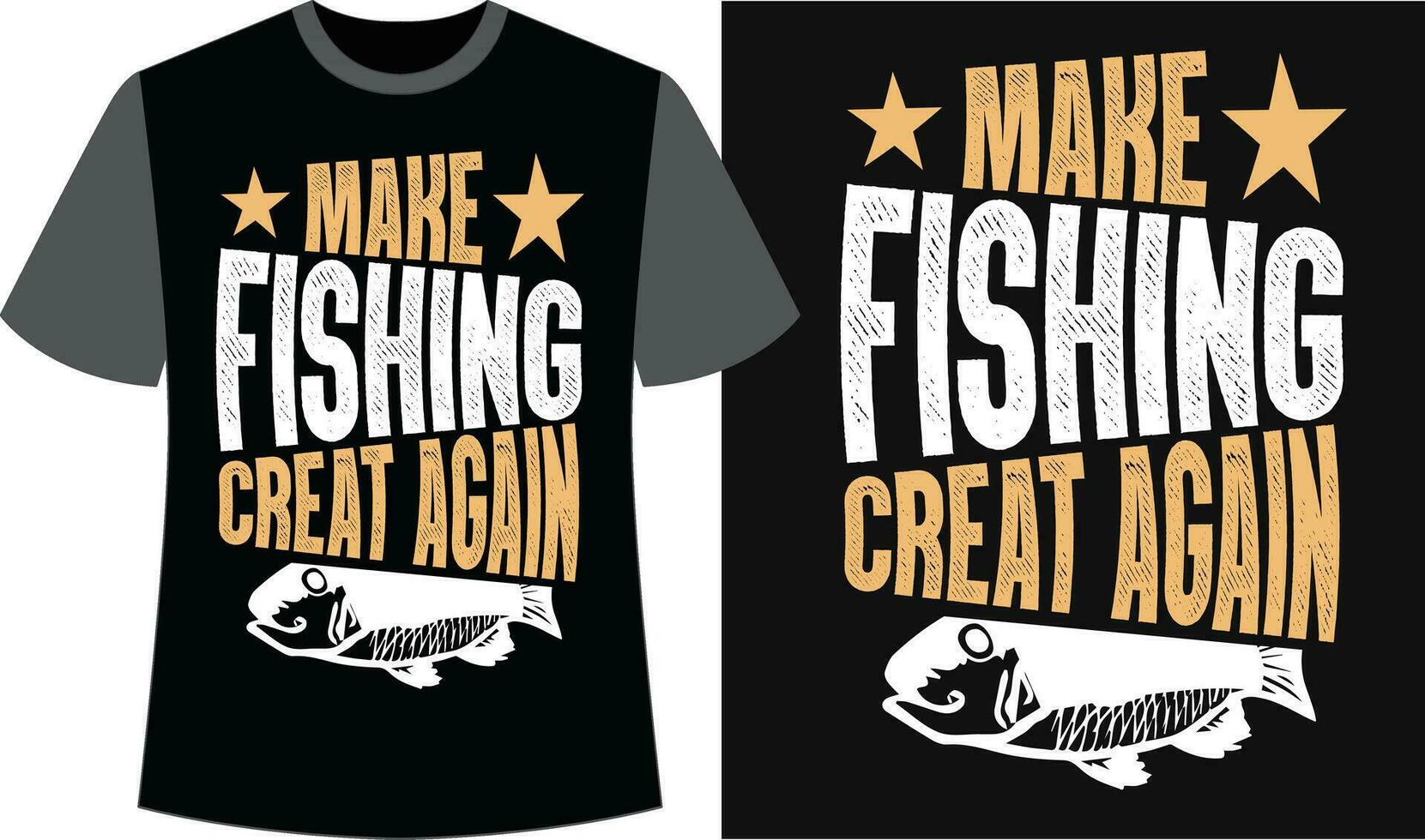 visvangst typografie t-shirt ontwerp. visvangst vector grafiek