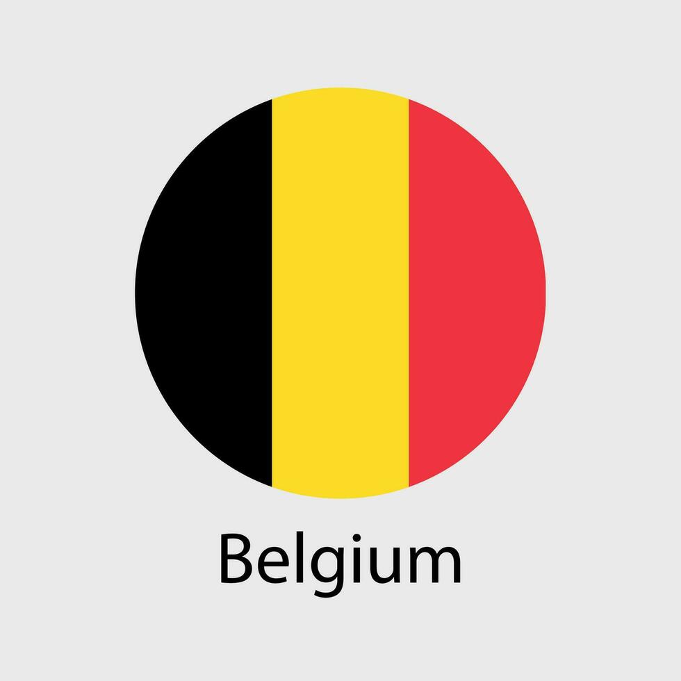 belgie vlag vector icoon