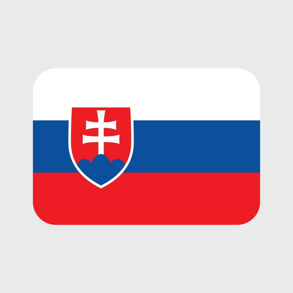 Slowakije vlag vector icoon