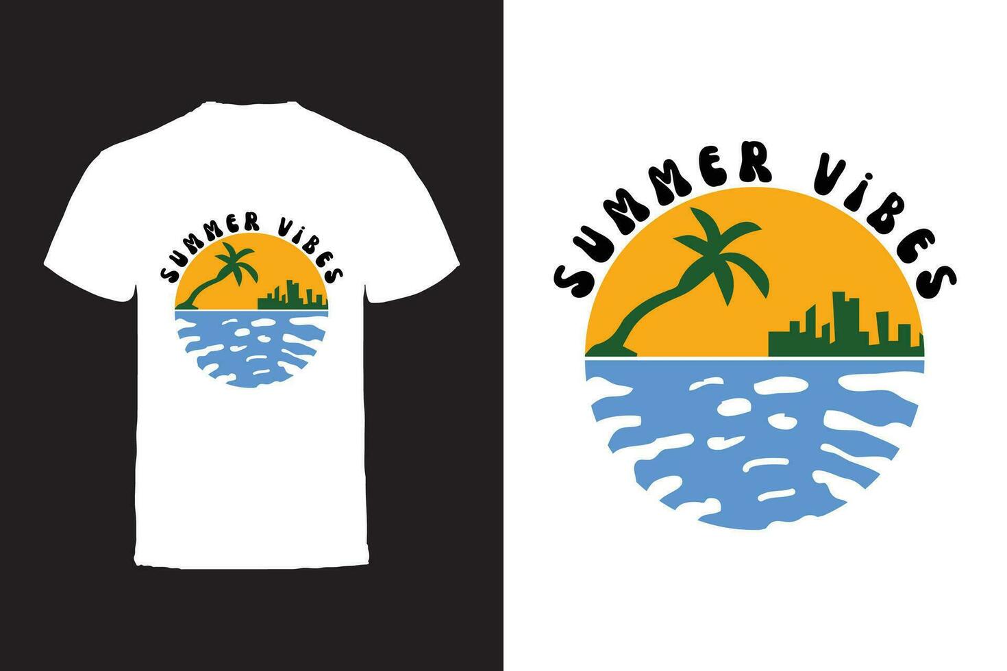 vector t-shirt ontwerp. zomer typografie vector t-shirt ontwerp.