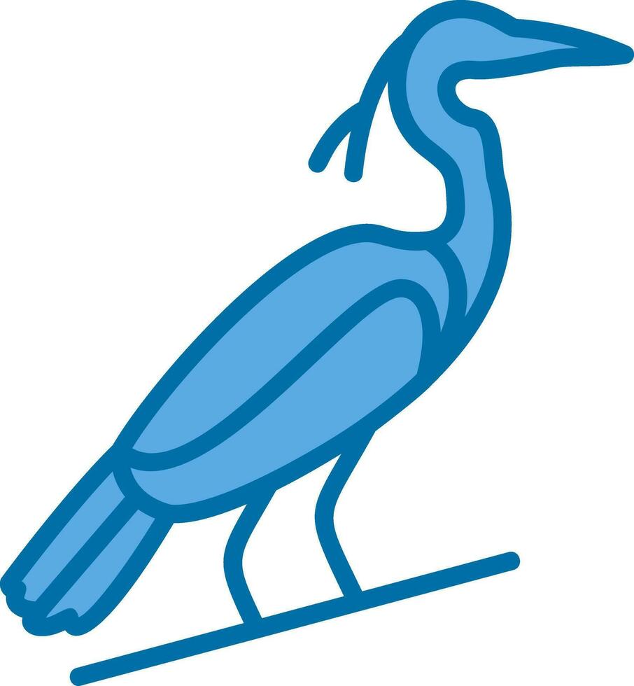 reiger vector icoon ontwerp