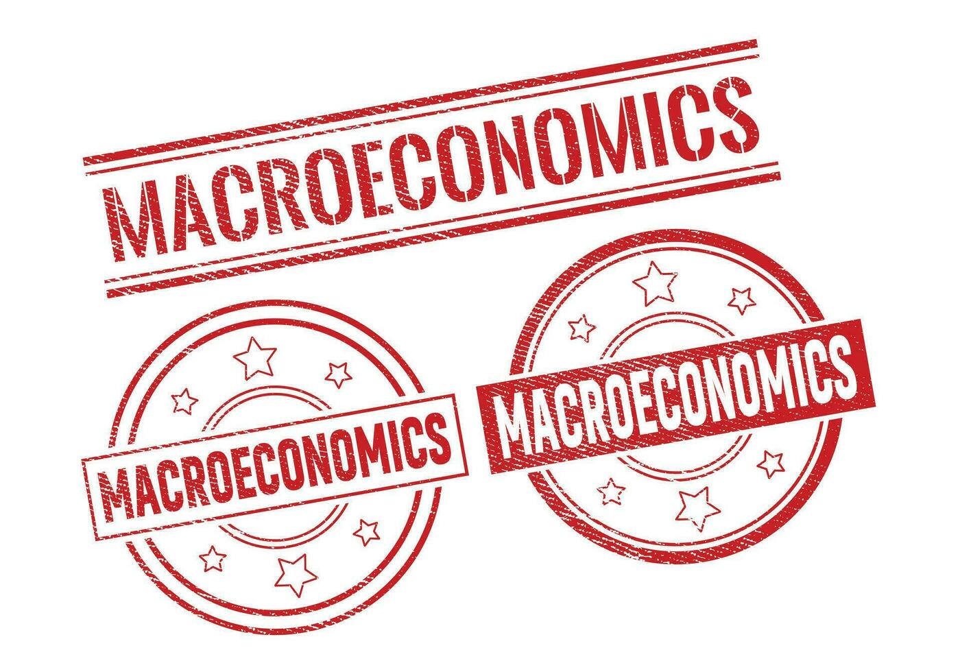 macro-economie rubber teken of stempel, grunge rubber stempel, uitverkoop insigne wijnoogst oud structuur vector