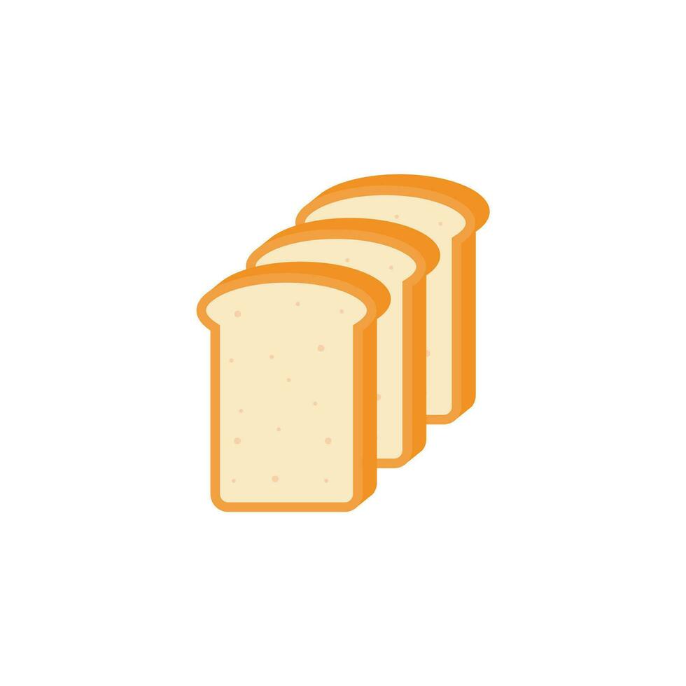 brood vlak ontwerp vector illustratie geïsoleerd Aan wit achtergrond