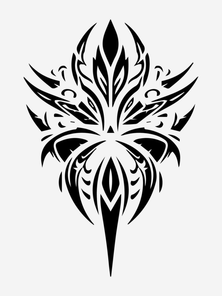 dier tribal tatoeëren ontwerp element vector