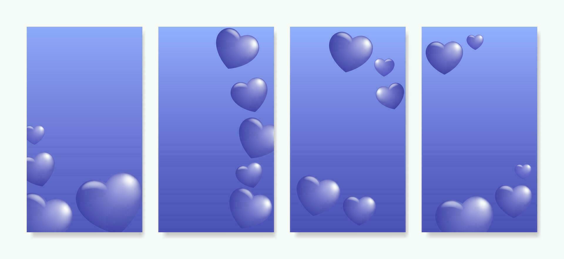 Valentijn Purper liefde hart achtergrond ontworpen voor speciaal dagen Dames dag, Valentijn dag, verjaardag, moeder dag, vader dag, kerstmis, bruiloft, en evenementen. vector