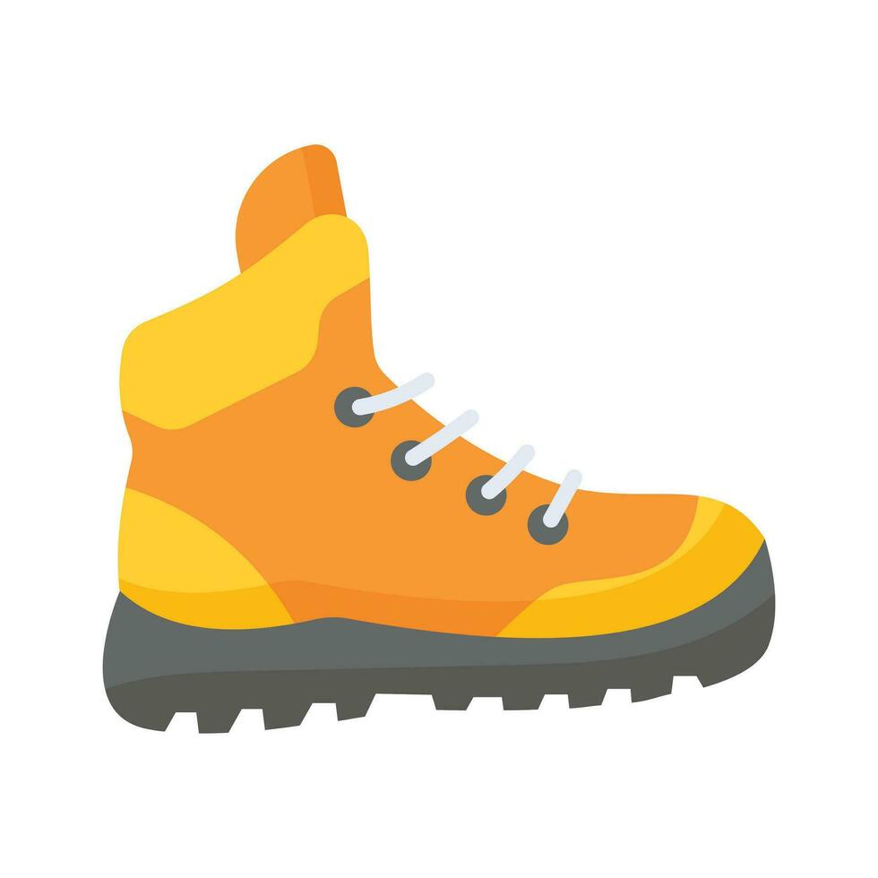 een bewerkbare vector ontwerp van wandelen laars, premie icoon van wandelen schoen