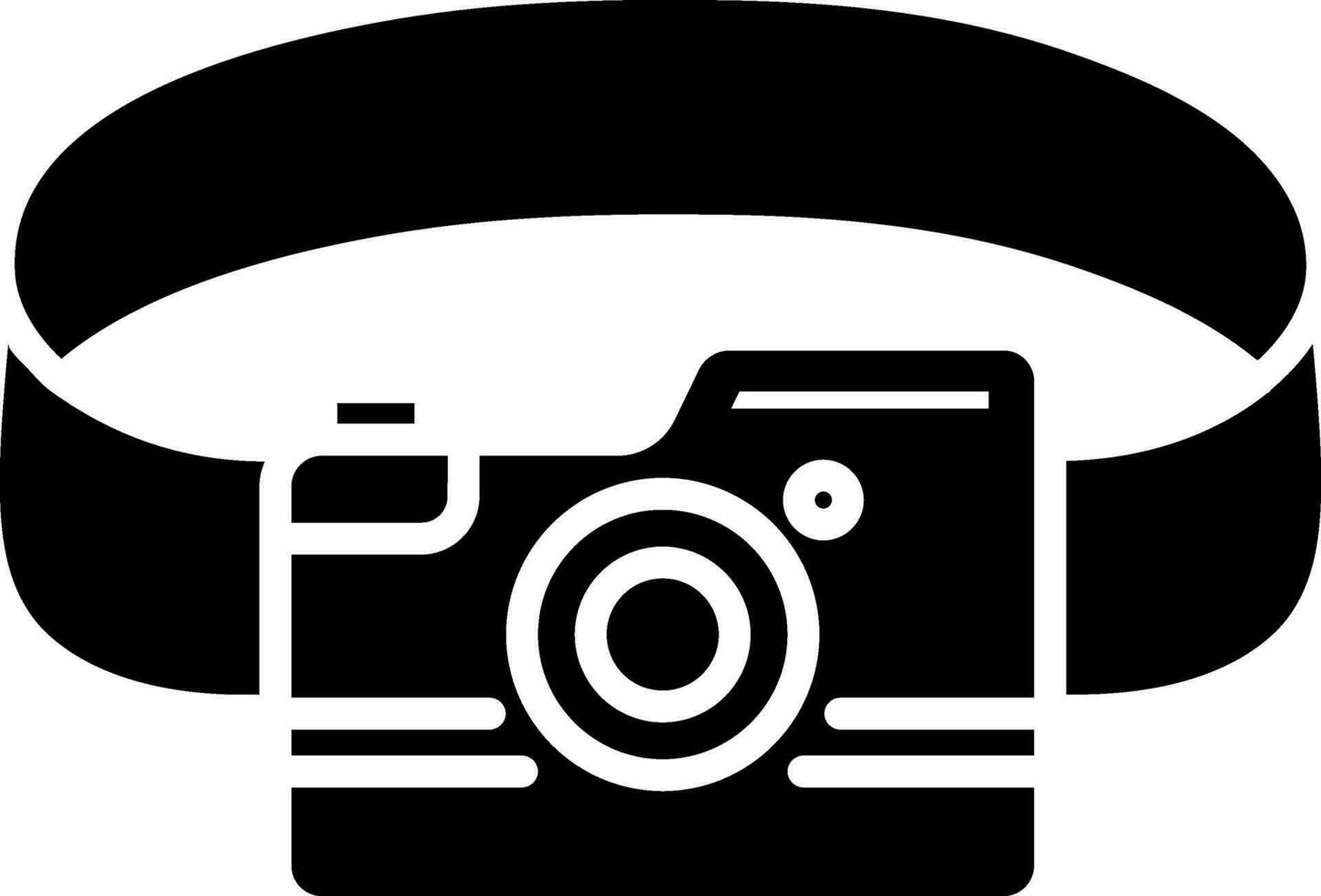 foto camera icoon in zwart en wit kleur. vector