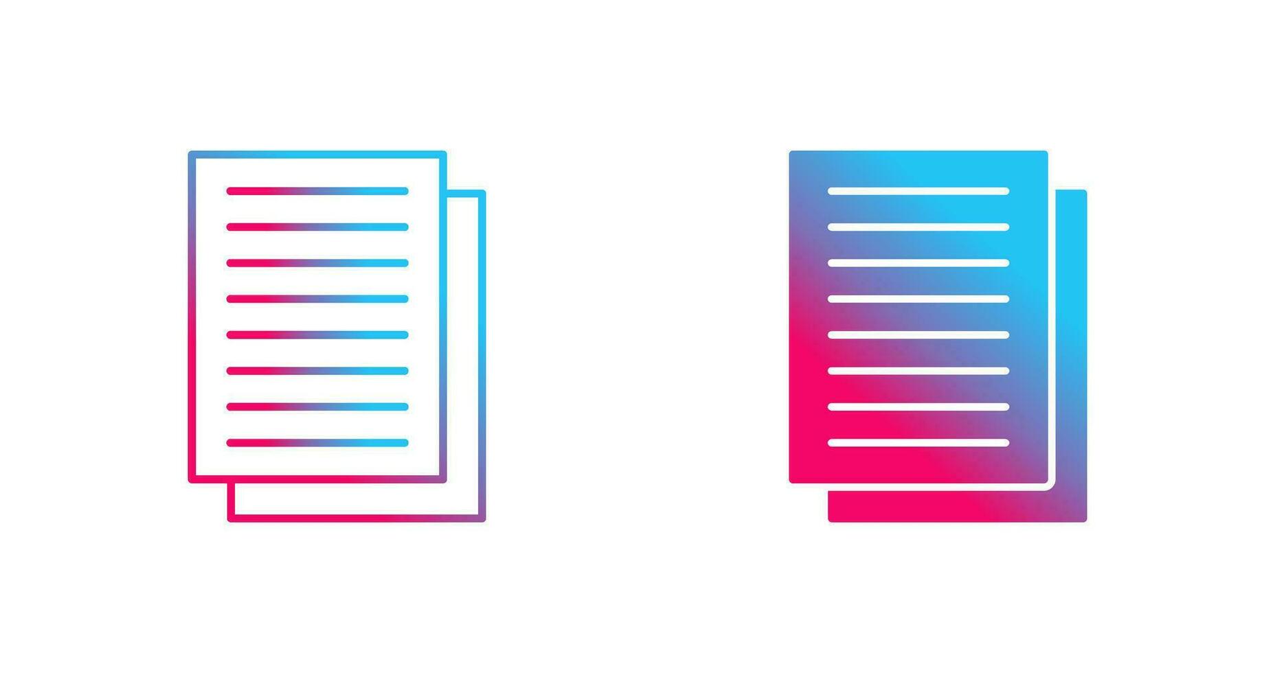 document vector pictogram