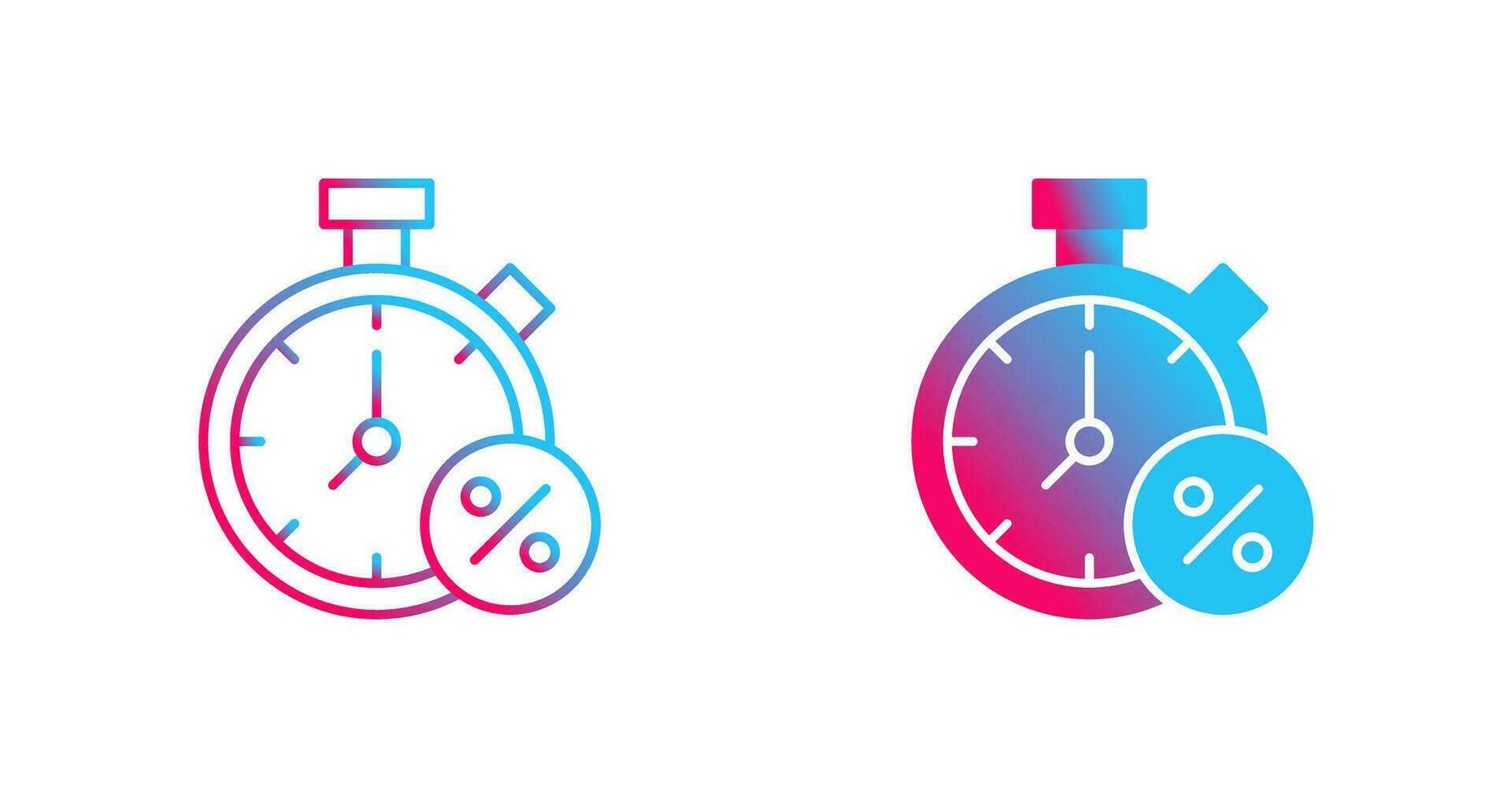 timer vector icoon