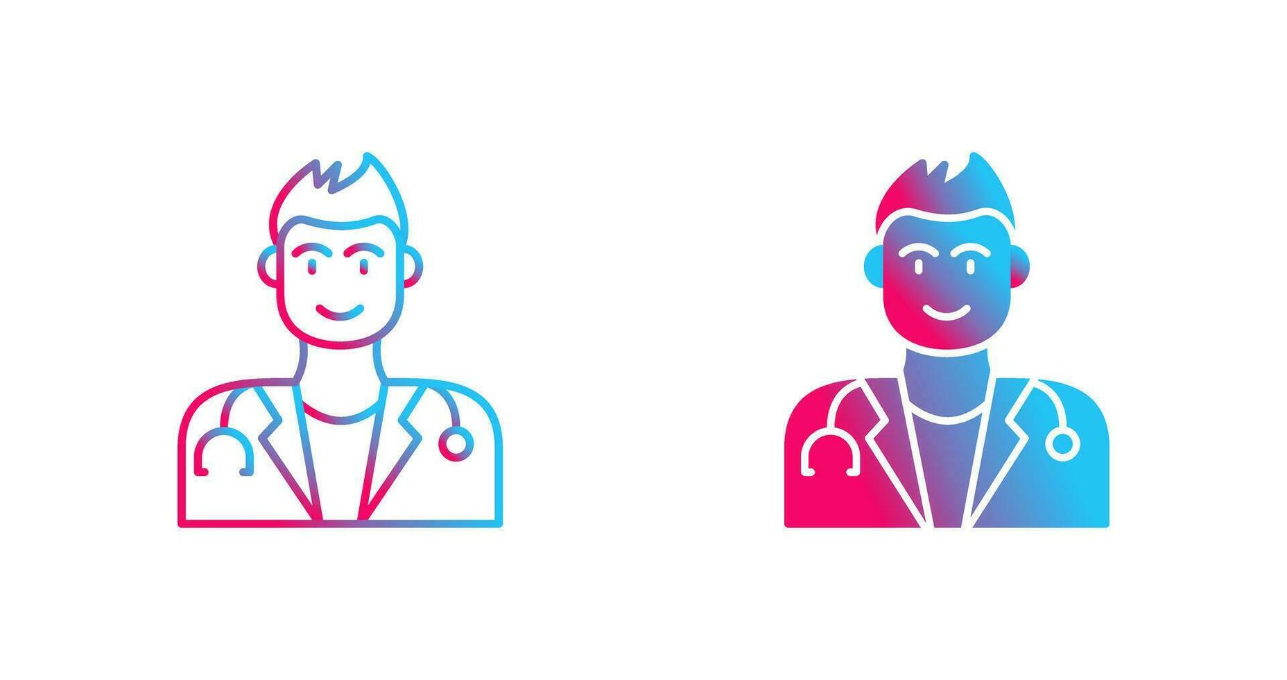 dokter vector pictogram