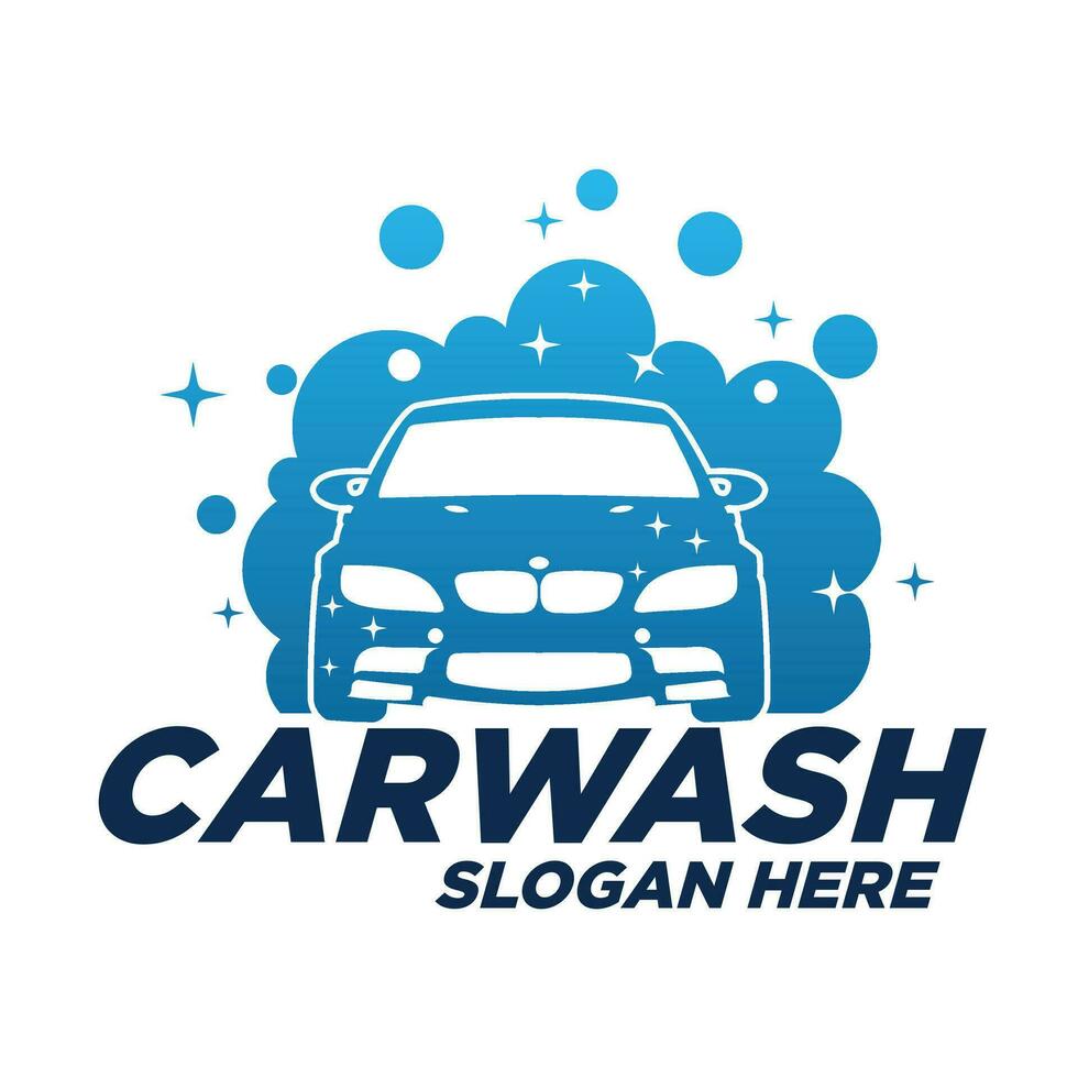 car wash logo sjabloonontwerpen vector