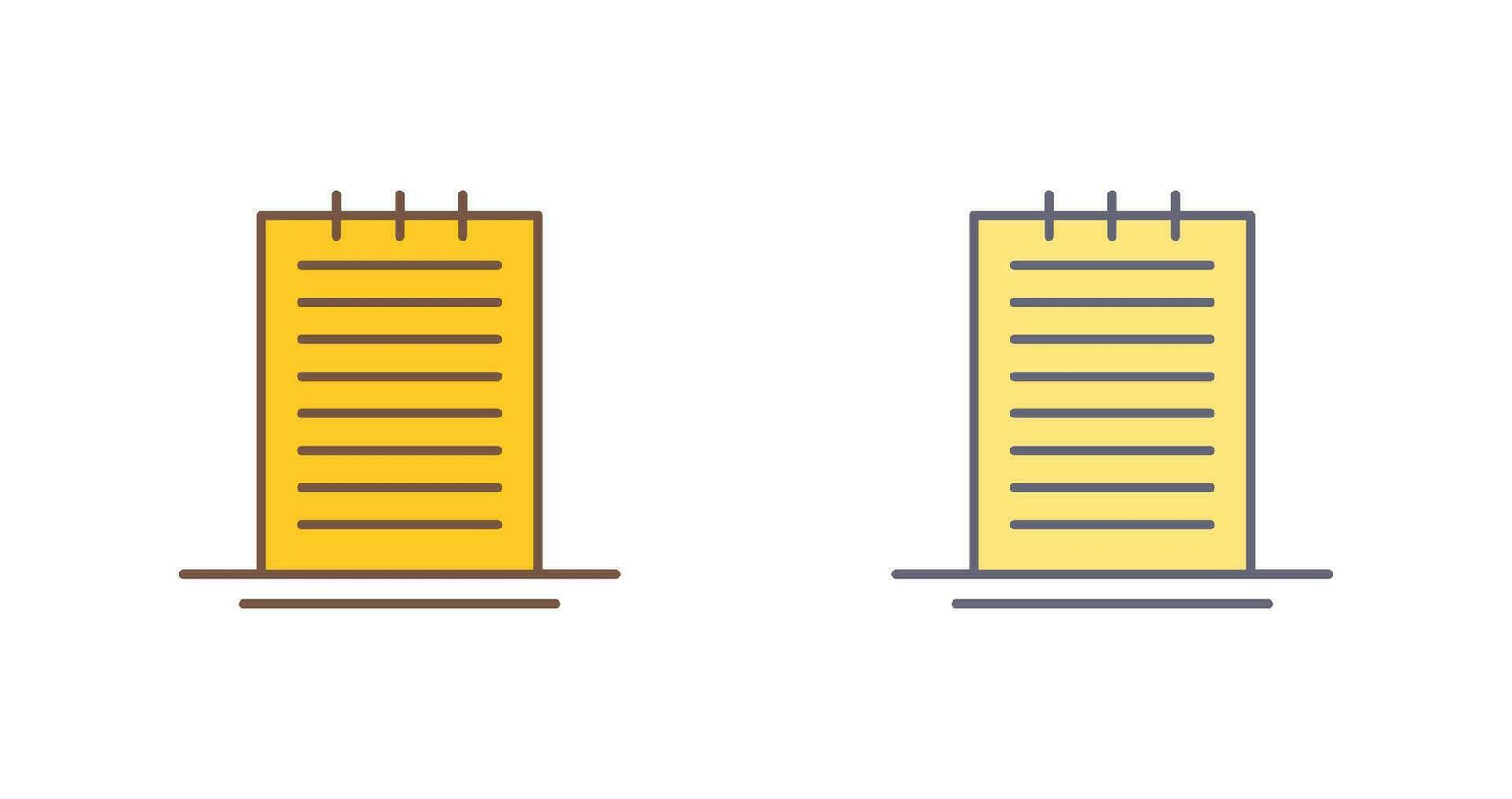 notities vector pictogram