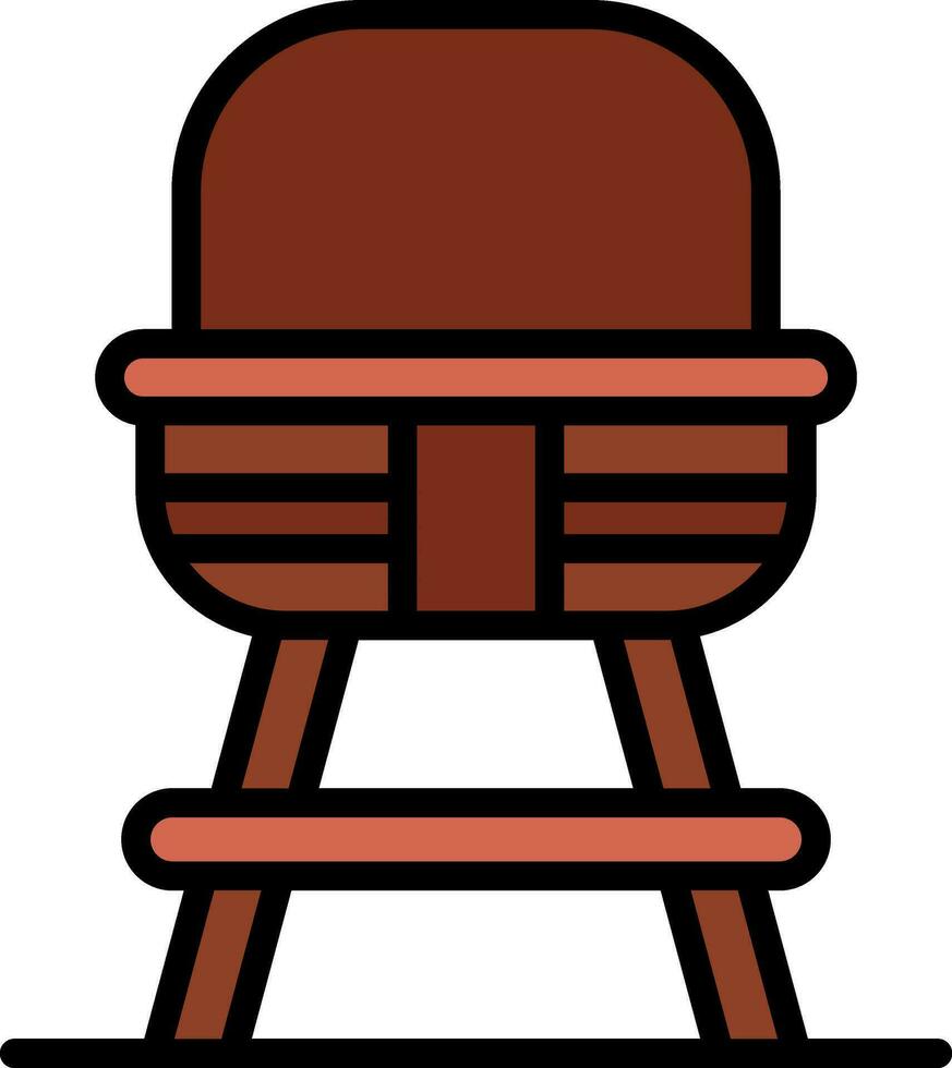 baby stoel vector icoon ontwerp