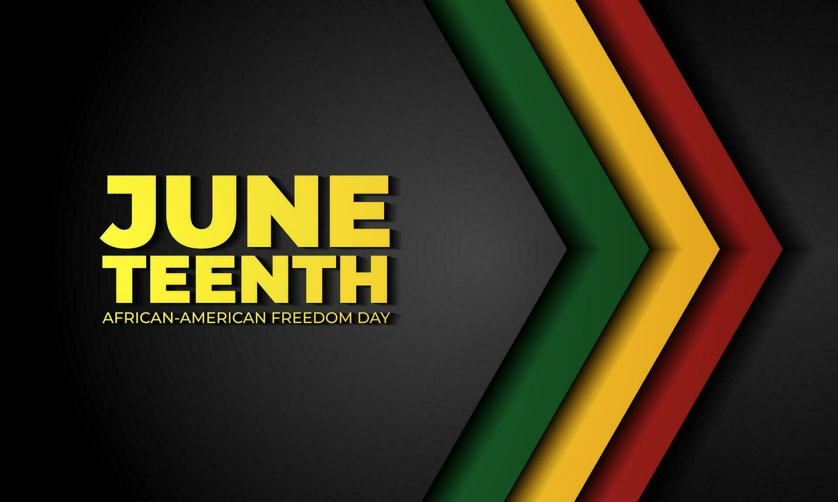 gelukkig juneteenth juni 19 vrijheid dag achtergrond vector illustratie