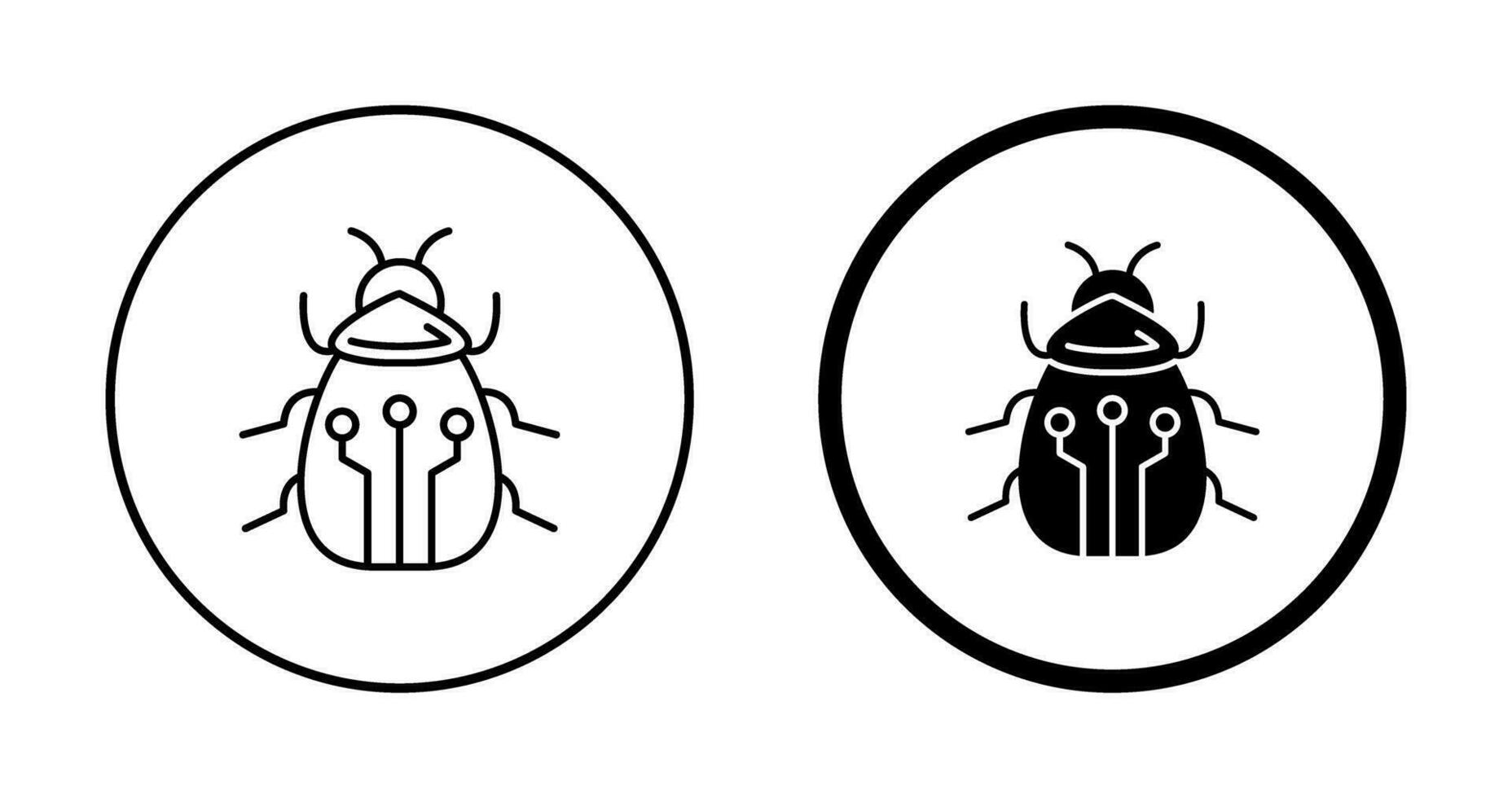 bug vector pictogram