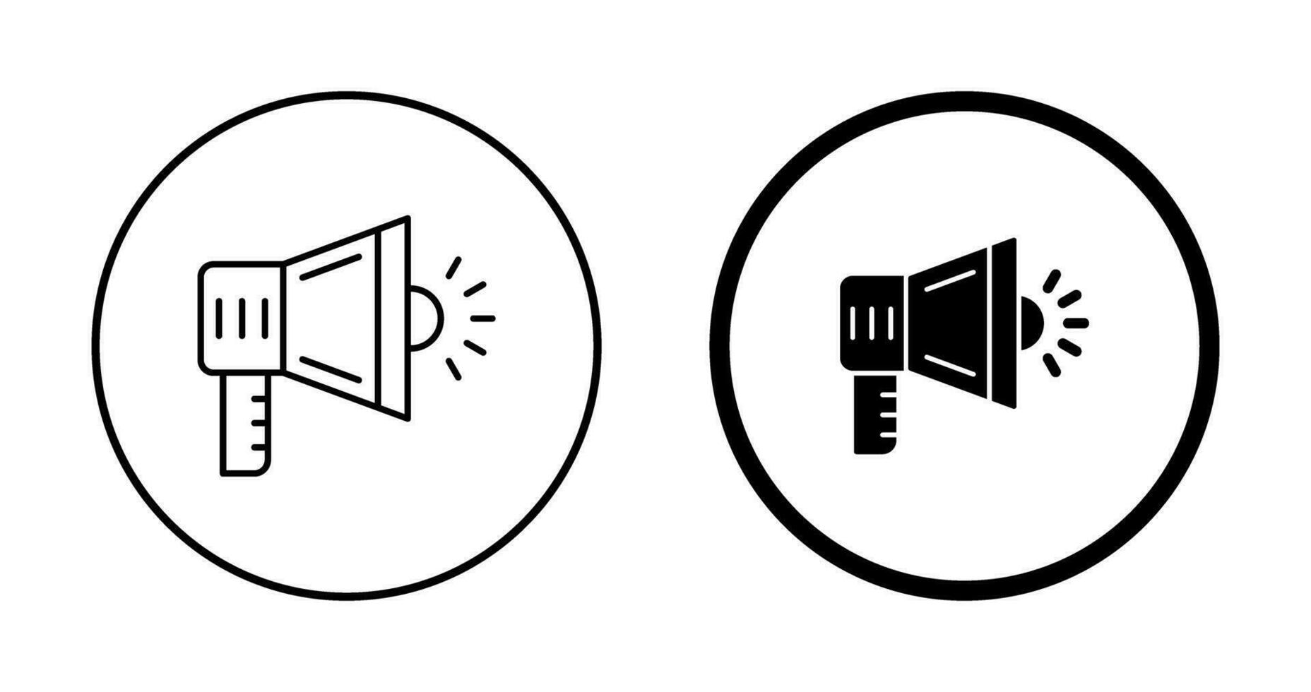 megafoon vector pictogram