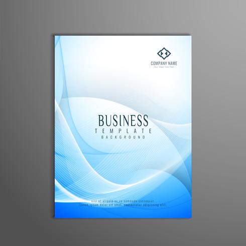 Abstract business flyer sjabloonontwerp vector