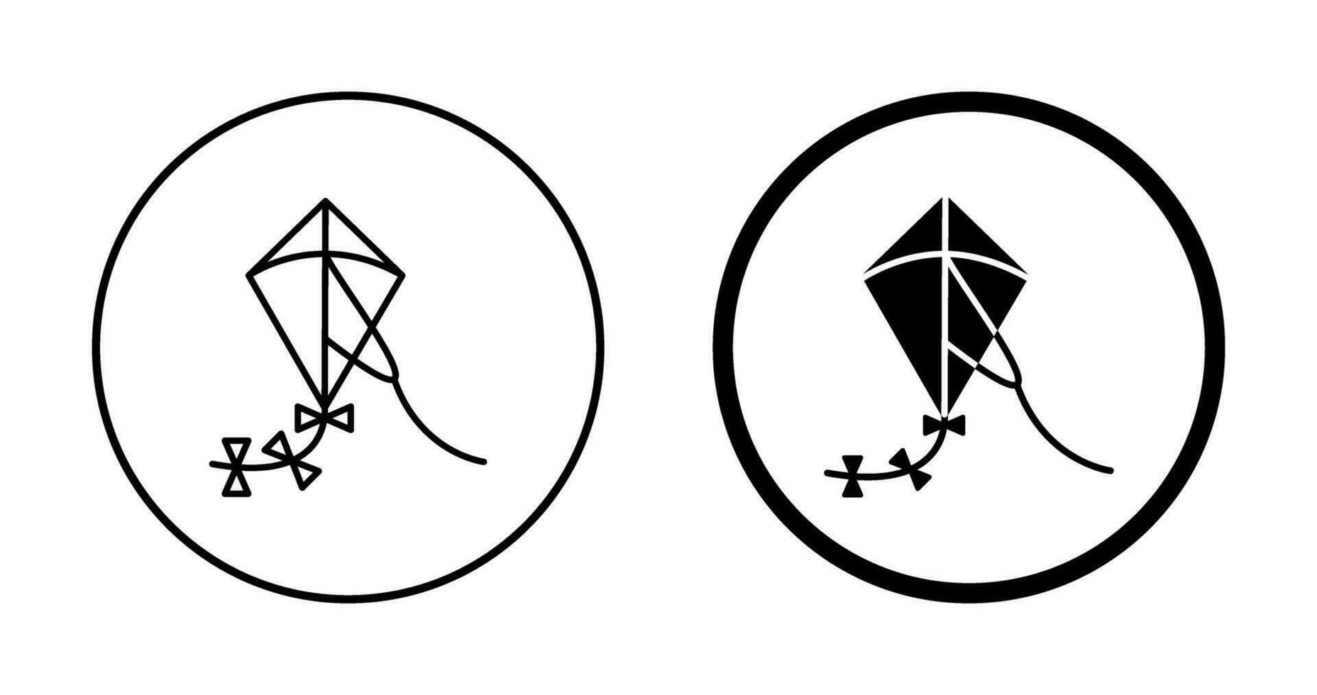 vlieger vector pictogram